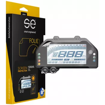 smart.engineered SE-DCP-2-0102-0076-1-M Display Protection Film for Yamaha R3 (2019+), R25 (2019+), MT-03 (2020+) - Transparent