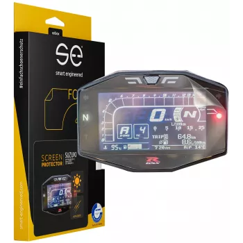 smart.engineered SE-DCP-2-0102-0094-1-M Display Protector for Suzuki GSX-R1000 (R) 2017+ / Katana 2019+ / GSX-S1000 2021+ - Transparent