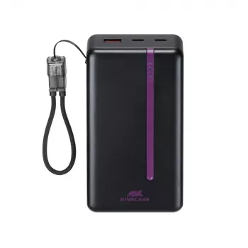 Rivacase VA2312 Power Bank 20000 mAh 22,5W fekete