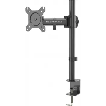 Rockstable RS-MM001 kezdő egymonitoros tartó - bilincs / átvezetés - 8 kg - 13-32 inch - 100x100 mm - fekete