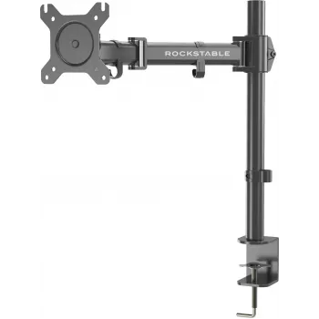 Rockstable RS-MM002 egymonitoros asztali tartó - bilincs/átvezetés - 8 kg - 13-32 inch - VESA 75x75/100x100 - fekete