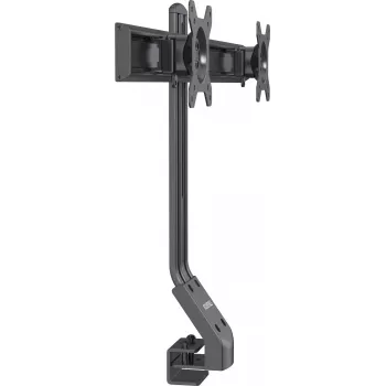 Rockstable RS-MM005 Advanced Dual Monitor Mount - bilincs / átvezetés - 16 kg - 33 cm (13 inch) - 68,6 cm (27 inch) - 100 x 100 mm - fekete