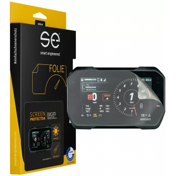 smart.engineered SE-DCP-2-0102-0193-1-M Display Protection Film for Motorcycle Displays - Transparent - TPU - Scratch & Impact Resistant - Self-Healing - Oleophobic Coating