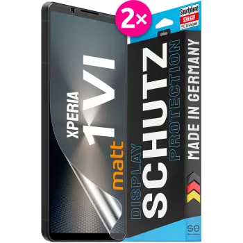 smart.engineered se 3D Screen Protector Film for Sony Xperia 1 VI, Matte, 2 Pieces (SE0-F0102-0513-24-M)