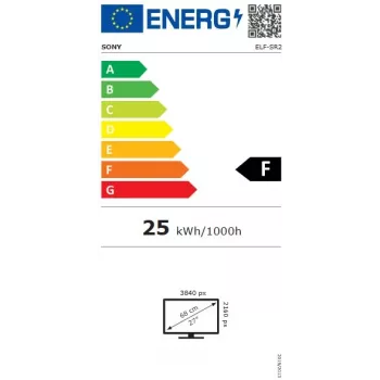 Sony Spatial Reality Display ELF-SR2 - 27 inch 4K LED monitor - 3840x2160 - 400 cd/m² - 1000:1 - 14 ms - HDMI, USB-C - hangszóró