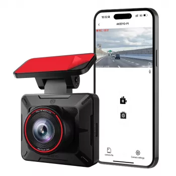 AKEEYO P1 autós menetrögzítő kamera Full HD 30fps - fekete