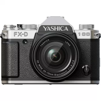 Yashica FX-D 100 35mm SLR filmfényképezőgép (fekete)