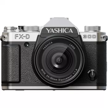 Yashica FX-D 300 kompakt digitális fényképezőgép, 50 MP, 4K, fekete