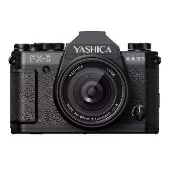 Yashica FX-D S300 kompakt digitális fényképezőgép, 50 MP, 4K, fekete