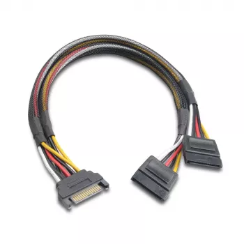 Akasa AK-CBPW05-30 SATA tápelosztó kábel 30 cm fekete