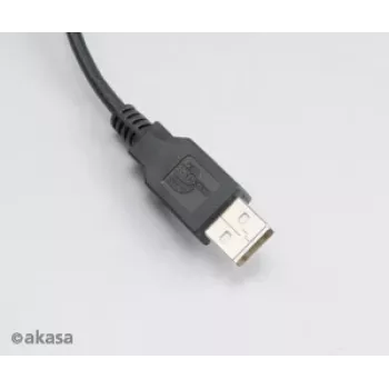Akasa AK-CBUB05-10BK USB 2.0 kábel - USB-A - Micro-USB-B - 1m - fekete