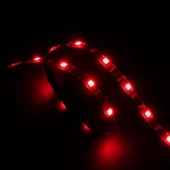 Akasa Vegas AK-LD02-05RD piros LED szalag PC ház világításhoz, 50cm, 30 LED, 12V