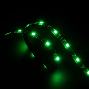Akasa Vegas AK-LD02-05GN zöld LED szalag PC házhoz - 50cm, 30 LED, SMD 5050, 12V DC, Molex
