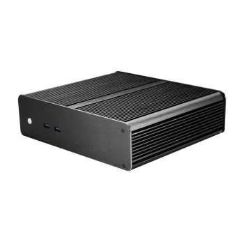 Akasa Euler T mini tower PC ház fekete Mini-ITX alumínium 2,5 inch