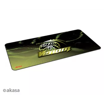 Akasa AK-MPD-03YL mintás gumi játékos egérpad - sárga/fekete, 320x270x3 mm
