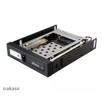 Akasa AK-IEN-08 2.5 inch to 3.5 inch Drive Bay Adapter - SATA III 6 Gbit/s - Plastic/Stainless Steel - Black