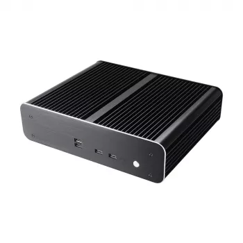 Akasa Euler TX ventilátor nélküli Thin Mini-ITX ház - alumínium - fekete