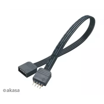 Akasa AK-CBLD01-20BK Flexa RGB LED hosszabbítókábél 0,2 m fekete