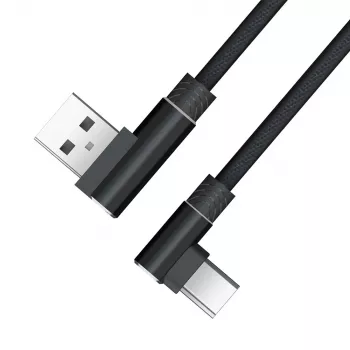 Akasa AK-CBUB39-10BK USB 2.0 kábel - USB-A – USB-C - 1 m - fekete