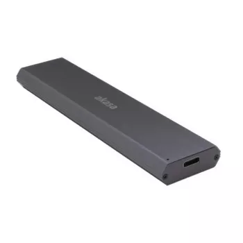 Akasa AK-ENU3M2-03 M.2 NVMe SSD ház USB 3.2 Gen 2 Type-C 10 Gbps fekete