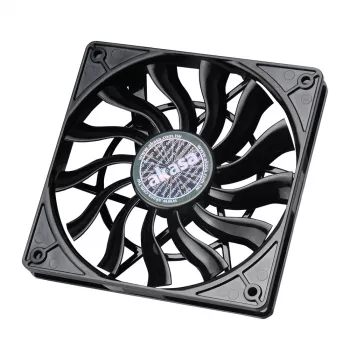 Akasa SlimFan 12015 EBR/PWM 2 darabos csomag - 30 dB - 600 ford/perc