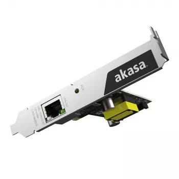 Akasa 2.5G PCIe hálózati kártya PoE-val 25,5 W-ig