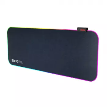 AKASA SOHO RXL RGB gamer egérpad - 78x30cm - 4mm vastag - fekete