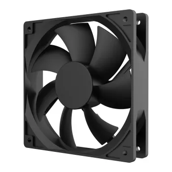 Akasa Smart Black 12 cm PWM HD csapágyas fekete ventilátor 600-1600 RPM