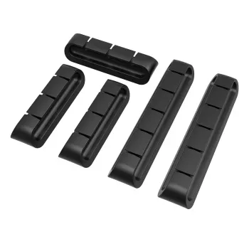 Akasa kábelrögzítő 3x3-portos + 2x5-portos fekete