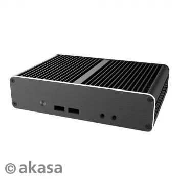 Akasa Newton CAC ventilátor nélküli ház Intel NUC 11. gen Atlas Canyonhoz (fekete)