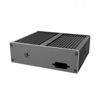 Akasa Ashton T ASUS Tinker Board 3N SBC ház dupla egyszerű LAN porttal, ventilátor nélkül, fekete alumínium