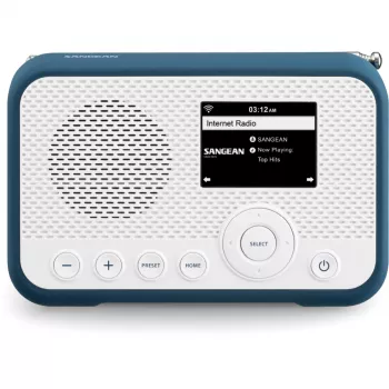 Sangean WFR-39 White - Ink Blue hordozható internetes rádió