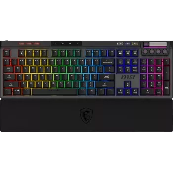 MSI STRIKE PRO W SILENT FR Mechanical Gaming Keyboard, Tenkeyless, Kailh Low Profile Red Switches, RGB, AZERTY