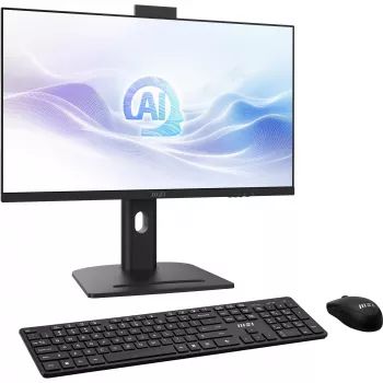MSI Modern AM273QP AI 1UMG-409AT 27" All-in-One PC with monitor, Core i5-125H, 16 GB RAM, 512 GB SSD, Windows 11 Home, Black