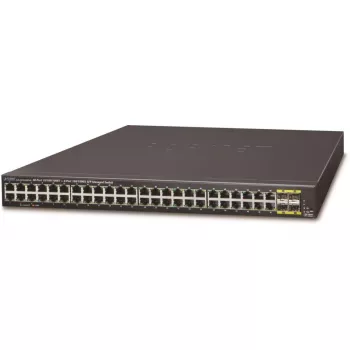 Planet GS-4210-48T4S menedzselt Gigabit switch - 48 port 10/100/1000 + 4 SFP