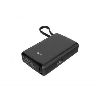 Silicon Power CP10 10000mAh PD USB-A 2xUSB-C powerbank, fekete