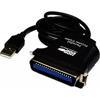 Exsys EX-1300-2 USB-párhuzamos adapterkábel - 1 m - fekete