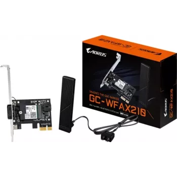 GIGABYTE GC-WFAX210 Wi-Fi 6E PCIe x1 bővítőkártya Bluetooth 5.2-vel