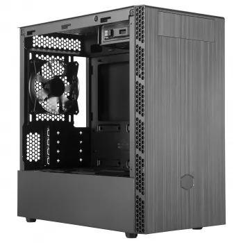 Cooler Master MasterBox MB400L Micro-ATX mini torony, acél, zárt oldallap, táp nélkül