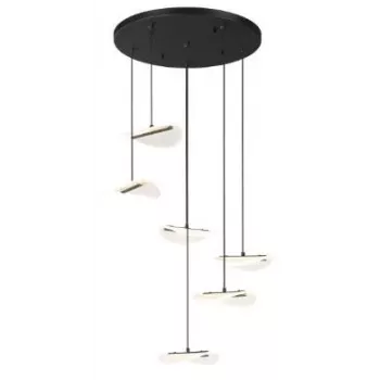 MILALI 44cm függesztett lámpa matt fekete E27