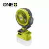 RYOBI ONE+ 18V akkumulátoros szorítóventilátor (csak szerszám) - 280 CFM, 360°-os forgatás