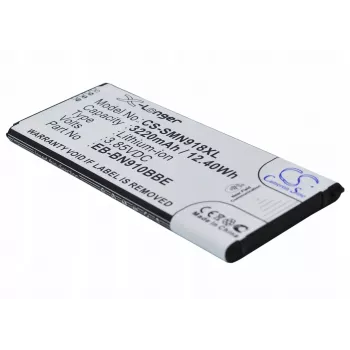 Cameron Sino akkumulátor EB-BN910BBE Samsung Galaxy Note 4-hez (3220 mAh, 3,85 V, Li-Ion, fekete)
