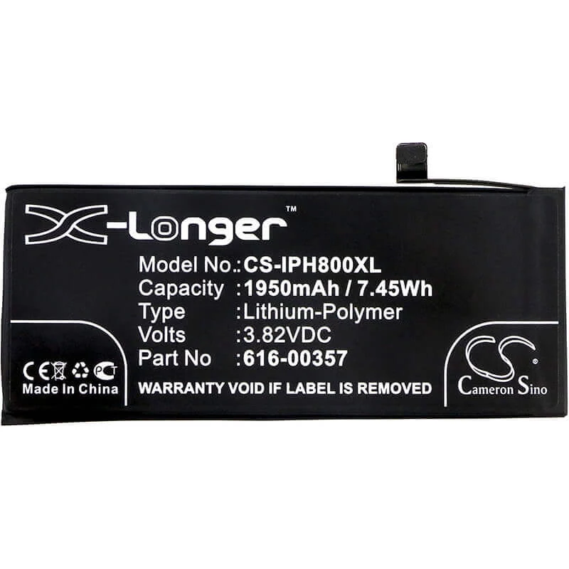 CAMERON SINO csereakkumulátor Apple iPhone 8 (616-00357, 616-00358) - 2200mAh, Li-Po, CS-IPH800XL