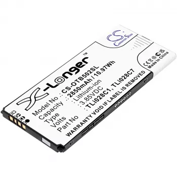 Cameron Sino csereakkumulátor TLi028C1 TLi028C7 Alcatel 1B 2020 OT-5002 OT-5002A AT&T CS-OTB502SL