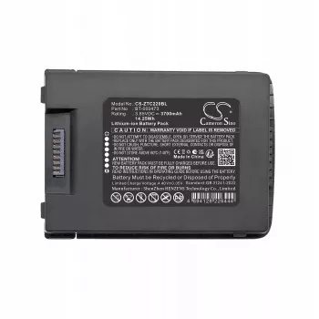 CAMERON SINO csereakkumulátor Zebra TC22/TC27 (BT-000473, BTRY-TC2L-2XMAXX-01) - megnövelt kapacitás 6100mAh - fekete