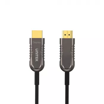 UNITEK Premium HDMI 60m aktív optikai kábel - fekete