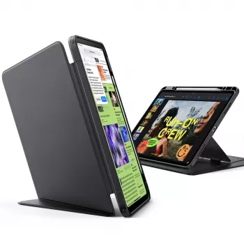 ESR Flip Hybrid tok iPad Air 13 inch 1 / 2 / 3 / 2024-2026 fekete