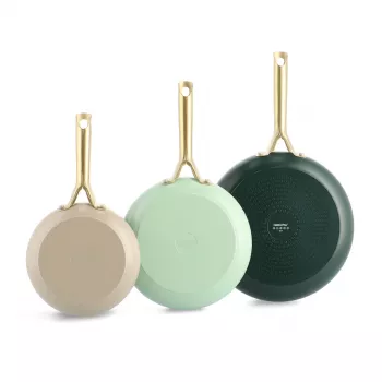 GreenPan Shades serpenyőkészlet 3 részes, 20+24+28 cm natúr