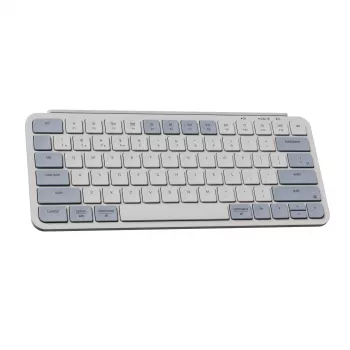 Keychron B1 Pro Ultra-Slim vezeték nélküli mechanikus billentyűzet fehér-kék