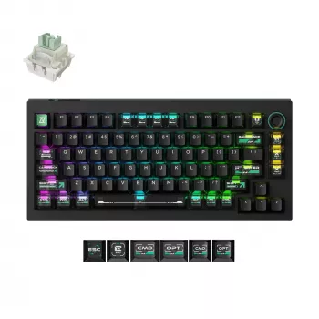 Keychron L5W-W1 Lemokey Magnetic Cyber 75% Hall Effect gamer billentyűzet